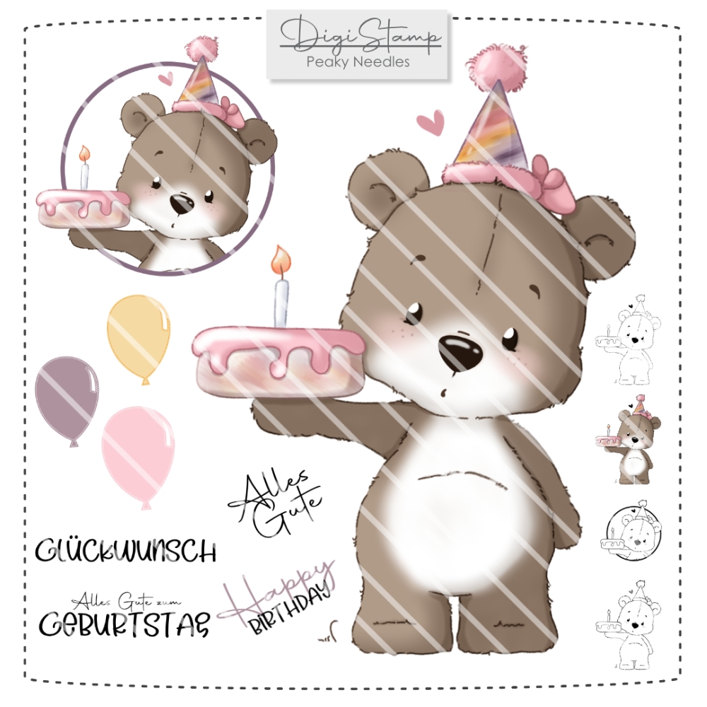 Bild 1 von Burzeltags Bärchen DigiStamp