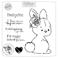 Bild 1 von Rosen Häschen Plottdesign