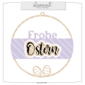 Frohe Ostern Anhänger Lasercut  