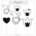 Tulpenzwerg Lasercut  