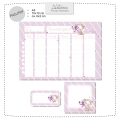 Bild 1 von Einschulungsdrache Mädchen Notizen / Stundenplan / Sticker Bundle Print Datei