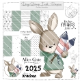 Raketen Hasi DigiStamp inkl. Digipaper