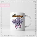 Bild 2 von Fledermaus Rosa & Blue DigiStamp