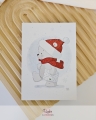 Postkarte Weihnachtspost Bärchi