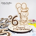Bild 2 von Birthday Maus Geburtstagsaufsteller Lasercut  