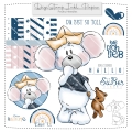 Milly Baby Maus DigiStamp inkl. Digipaper
