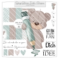 Bild 1 von Male Bärchen DigiStamp inkl. Digipaper