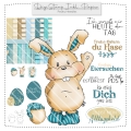 Hase Strumpf DigiStamp inkl. Digipaper