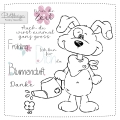 Hund Flaffi Plottdesign