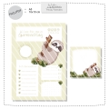 Bild 1 von Faultierchen Notizen / Plannerpapier Bundle Print Datei