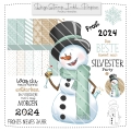 Schneemann Silvio DigiStamp inkl. Digipaper