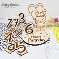 Bild 4 von Birthday Maus Geburtstagsaufsteller Lasercut  