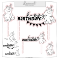 Bild 1 von Einhörnchen Cake Topper Lasercut    / (Lizenz) Privat 