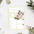 Bild 2 von Faultierchen Notizen / Plannerpapier Bundle Print Datei