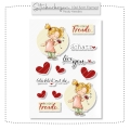 Stickerbogen Marie Käferchen Bogen 1 