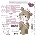Bild 1 von Lillibärchen DigiStamp inkl. Digipaper  / (Lizenz) gewerbliche Lizenz 