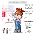 Kleine Emma Digistamp inkl. Digipaper