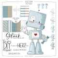 Bild 1 von Robi Roboter DigiStamp inkl. Digipaper