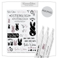Frohe Ostern Kerzensticker