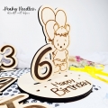 Bild 3 von Birthday Maus Geburtstagsaufsteller Lasercut  