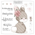 Bild 1 von Rosen Häschen DigiStamp
