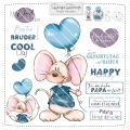 Milly Maus Blue DigiStamp