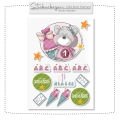 Stickerbogen 1. Klasse girly Bärchen Bogen 2 