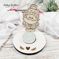 Bild 3 von Teelichthalter Weihnachtsmann Knuffikuss Lasercut    / (Lizenz) gewerbliche Lizenz 