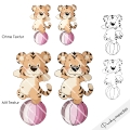Bild 2 von Tigerchen DigiStamp inkl. Digipaper