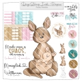 Mama Kangu DigiStamp inkl. Digipaper
