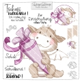 Bild 1 von Einschulungsdrache Mädchen DigiStamp