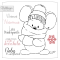 Wintermäuschen Plottdesign