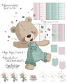 Bild 1 von Konfetti Bärchen DigiStamp inkl. Digipaper