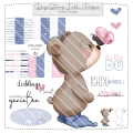 Bild 1 von Bärchen Nanu  DigiStamp inkl. Digipaper  / (Lizenz) gewerbliche Lizenz