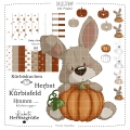 Bild 1 von Kürbis Hasi DigiStamp inkl. Digipaper