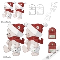 Bild 2 von Weihnachtspost Bärchi DigiStamp inkl. Digipaper